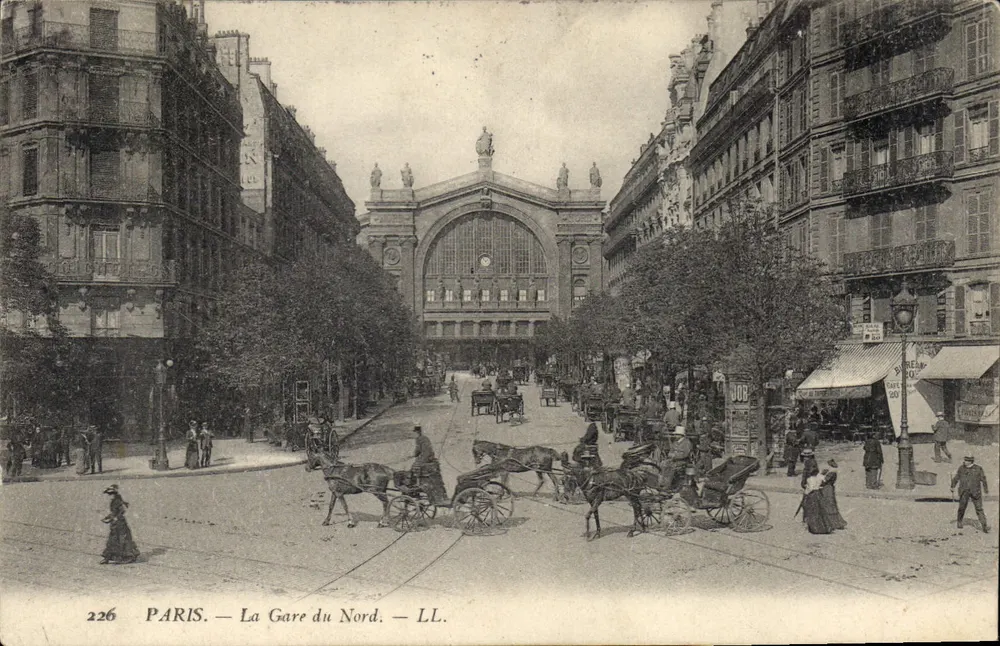 PARIS — A Estação da Norte — LL. — n° 226 - Frente