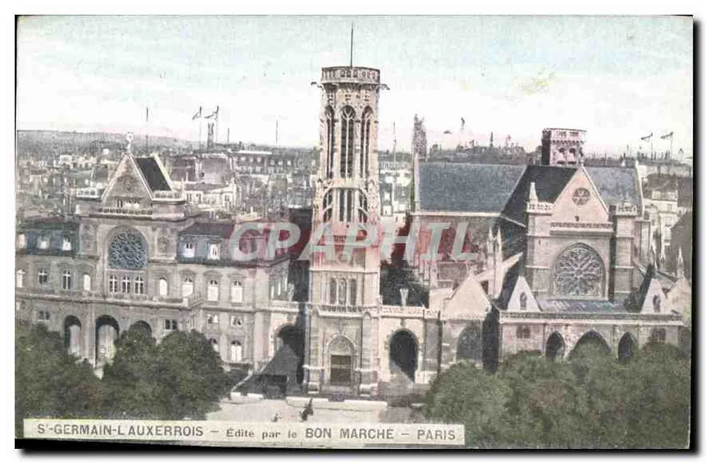 S'-GERMAIN-L'AUXERROIS — Herausgegeben von LE BON MARCHE — PARIS - Vorderseite