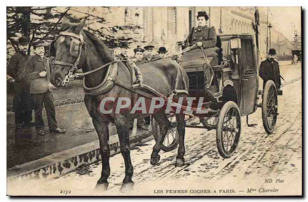 Les femmes cocher à Paris — Mme Charnier — ND Phot - Vorderseite