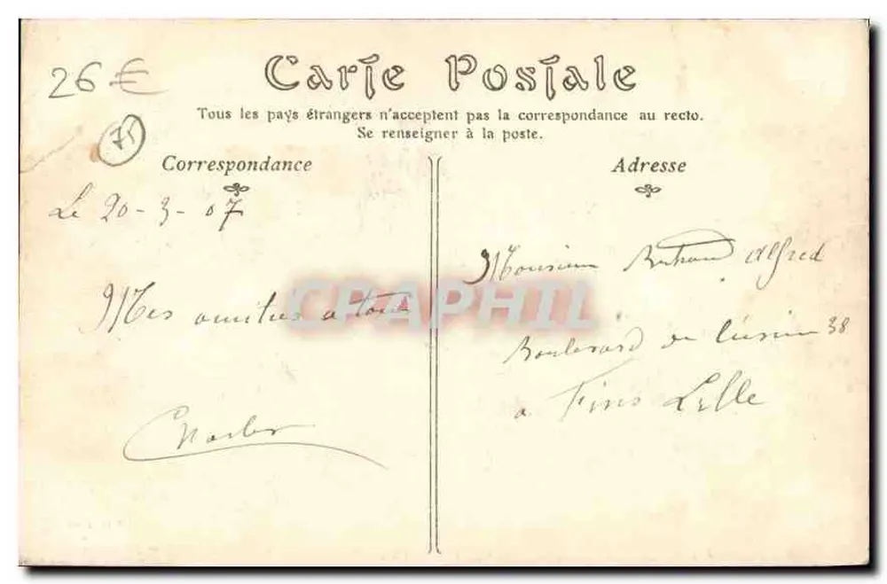 Les femmes cocher à Paris — Mme Charnier — ND Phot - Rückseite