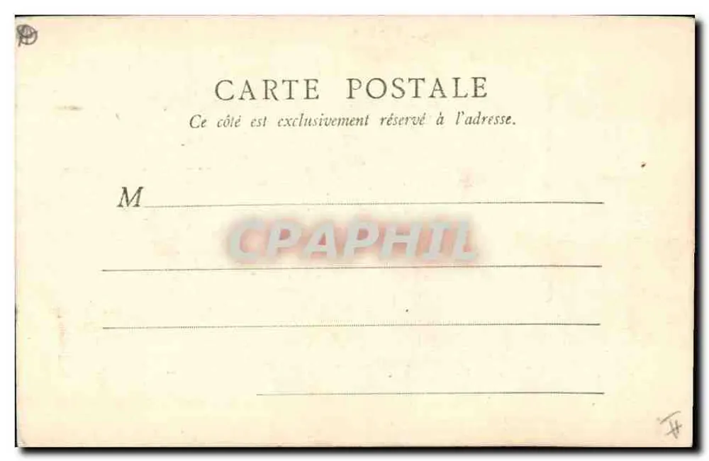 Funiculaar van N.-D. de la Garde — Marseille — B.F. Paris - Achterkant