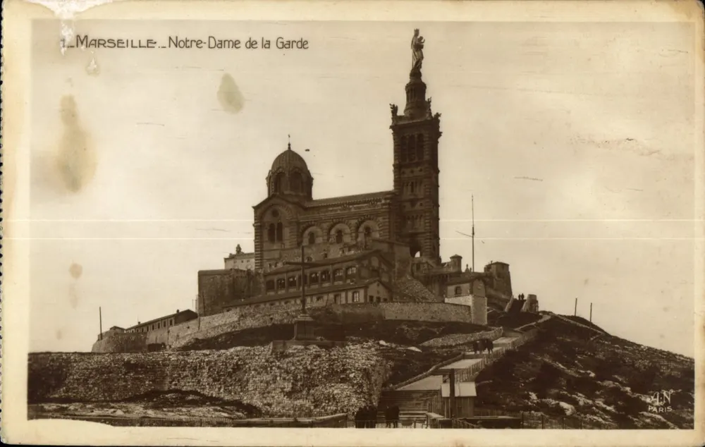 Marselha — Nossa Senhora da Guarda — editor A.N. Paris, n°1 - Frente