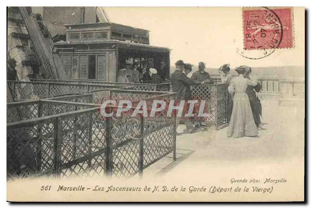 Marseille - Das Abgang der Jungfrau der Garde (Abreise der Jungfrau) — Guende phot. Marseille, n° 561 - Vorderseite