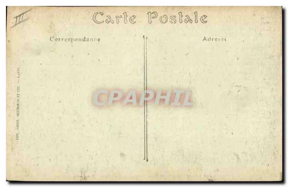 Gipfel der Seilbahn Notre-Dame de la Garde — Marseille — ND. Phot. - Rückseite