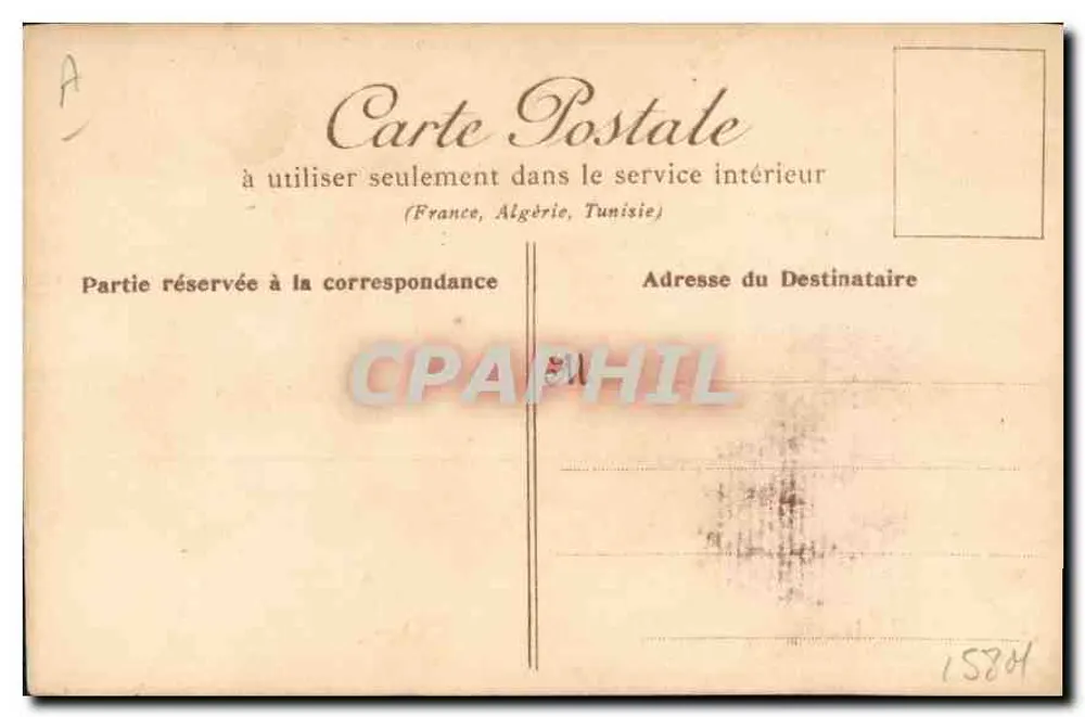 Marselha — N.-D. de la Garde — E. Lesseve - Verso