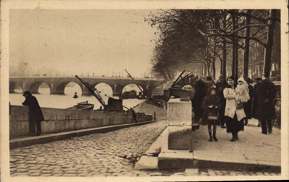 Pont de la Concorde — Reparaturarbeiten — Éditions d'Art Manon - Vorderseite