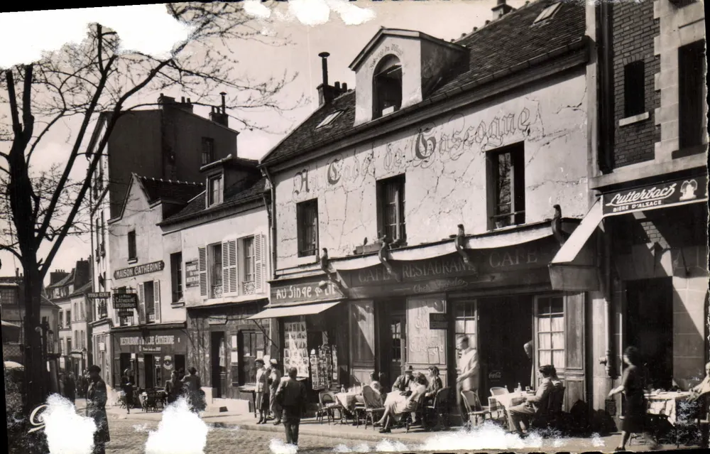 Paris - No Cadet de Gascogne — Café-Restaurante — Cie des Arts Photographiques, Paris - Frente