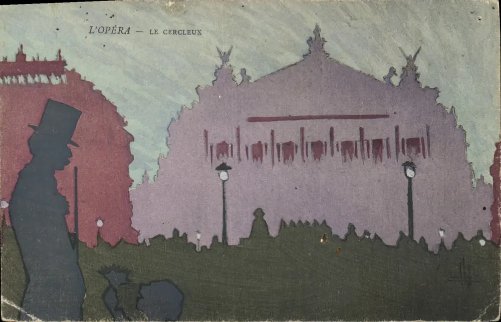L'Opéra — Le Cercleux — Éditeur impr. sur la carte - Frente