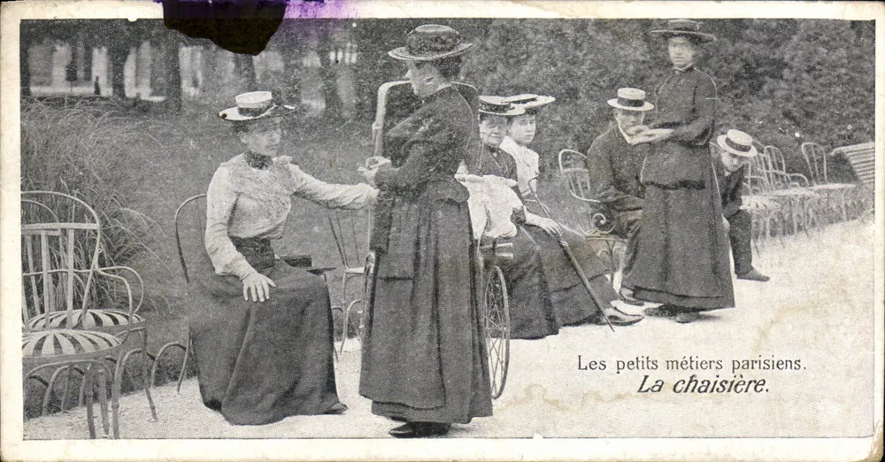 Os pequenos ofícios parisienses. A vendedora de vinho — Trébucien - Frente