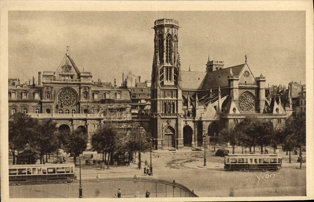 Kirche Saint-Germain-l'Auxerrois — Paris — Ausgabe YVON - Vorderseite