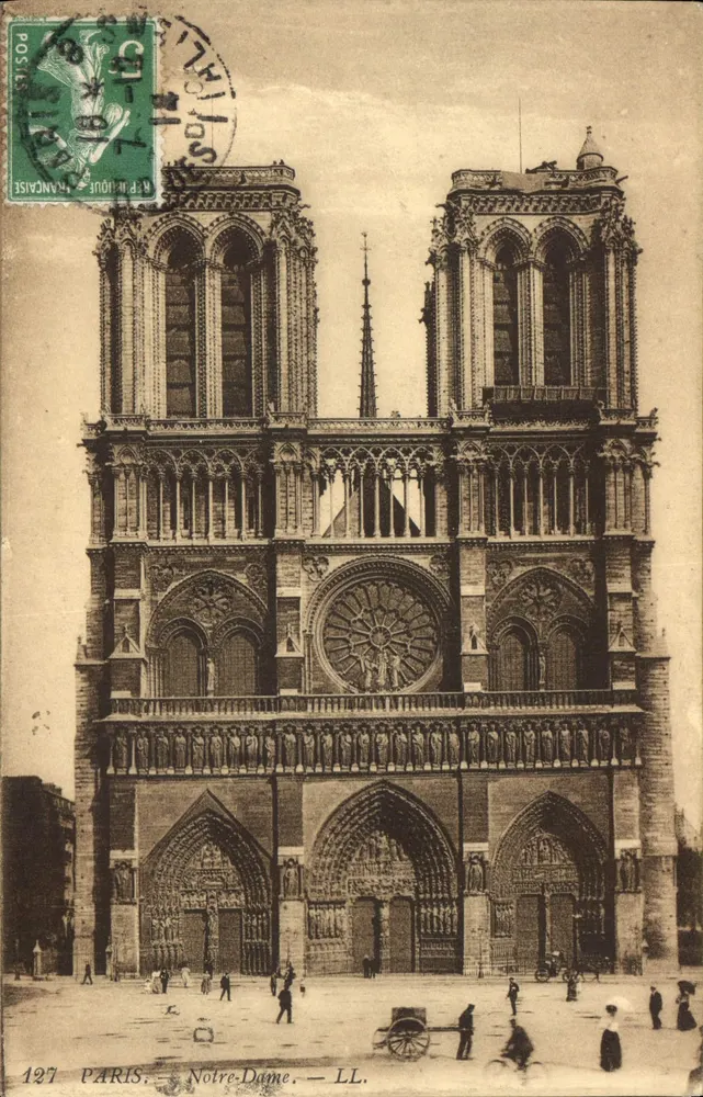Paris — Notre-Dame — LL. — Éditeur LL, n° 127 - Frente