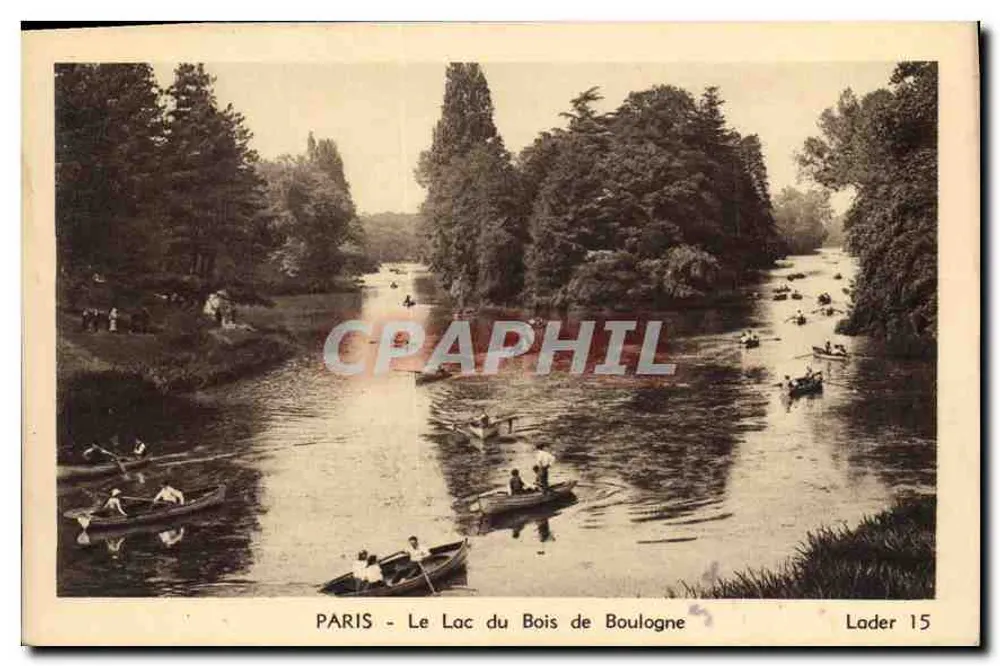 PARIS - Der See im Bois de Boulogne — Lader 15 - Vorderseite