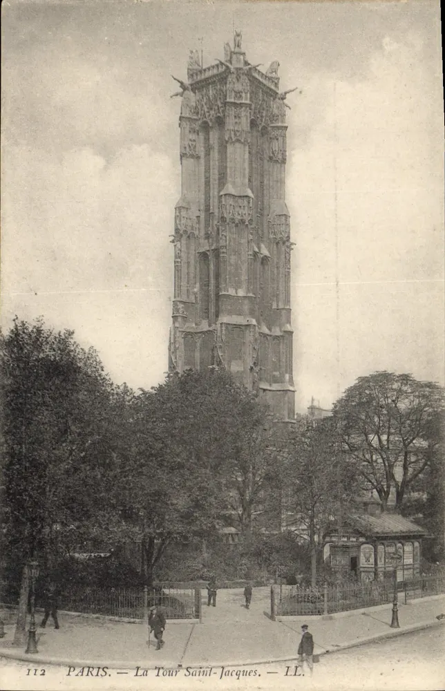 Paris — A Torre Saint-Jacques — LL. n° 112 - Frente