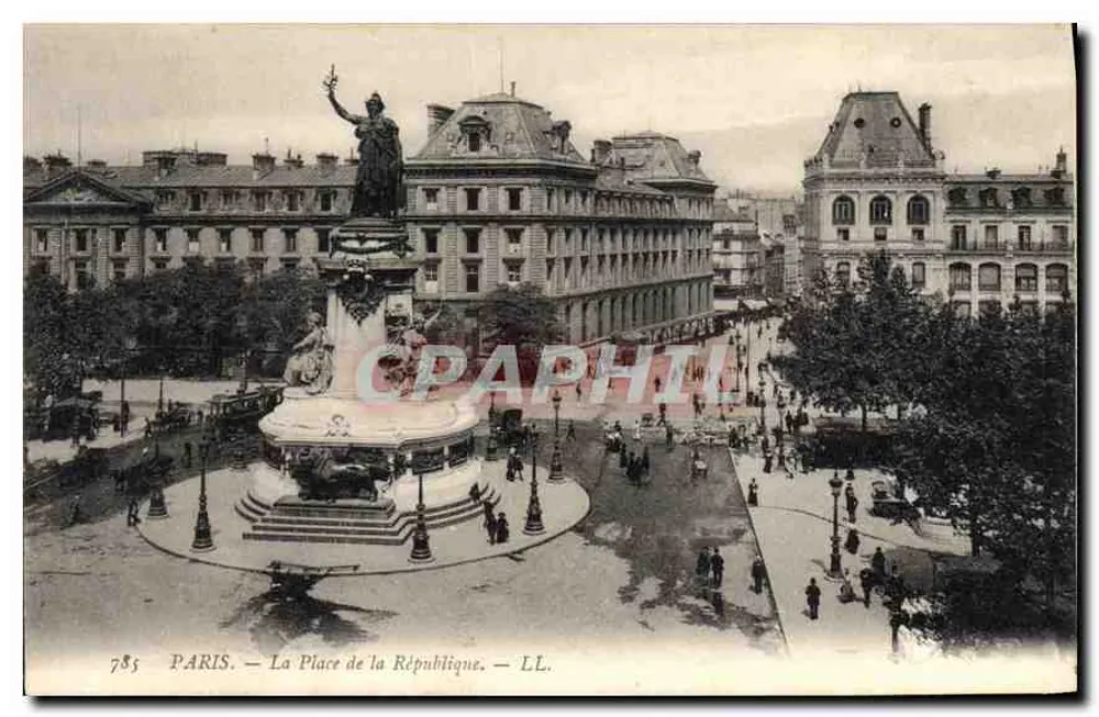 Paris — A Place de la République — LL. n° 785 - Frente