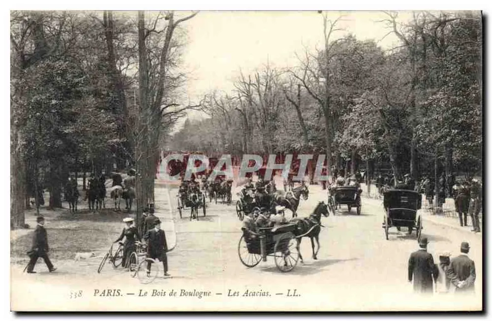 Paris — Le Bois de Boulogne — Les Acacias — LL. — n°338 - Vorderseite