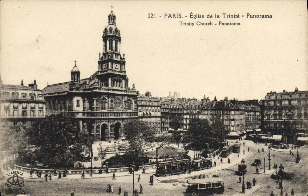 Paris - Igreja da Trindade - Panorama — L'Abenelle, n°221 - Frente