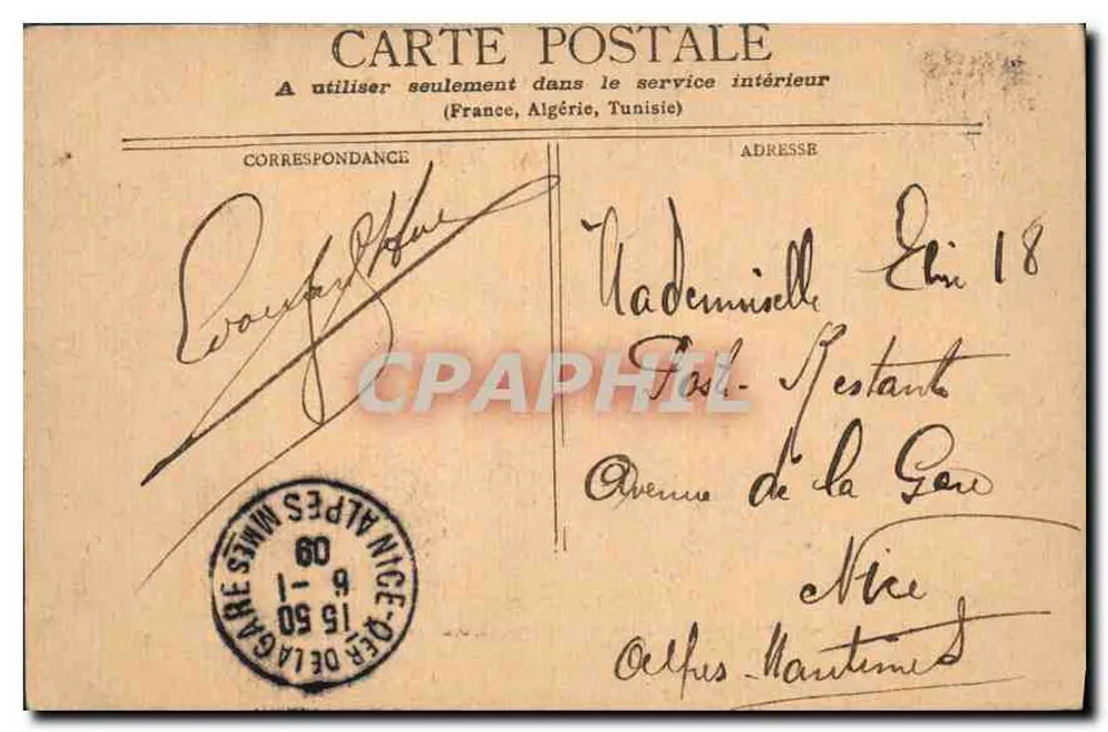 Paris - Théâtre du Vaudeville & B. des Italiens — Verleger - Rückseite