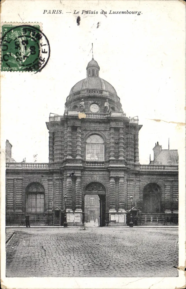 PARIS — Le Palais du Luxembourg — éditeur anonyme - Recto