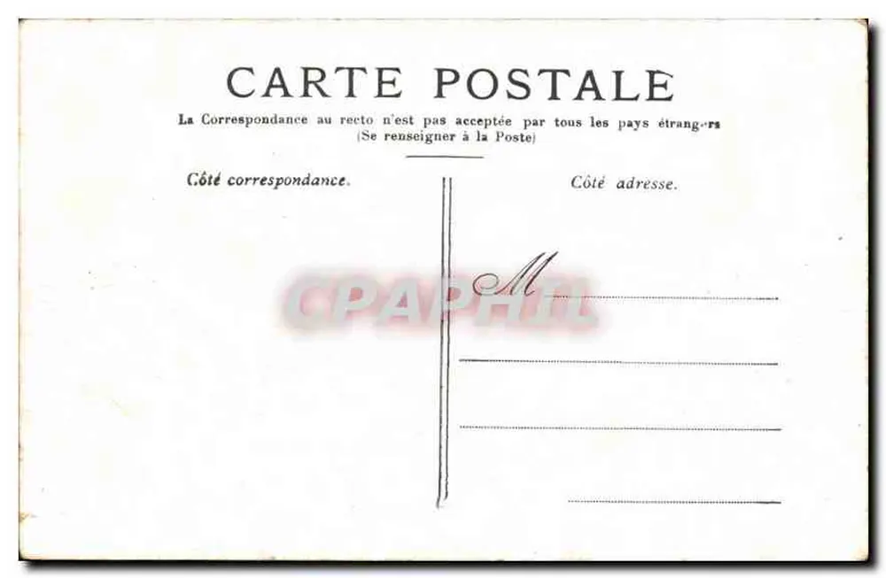 Paris — A Coluna Vendôme — editor não identificado, n° de série 10 - Verso