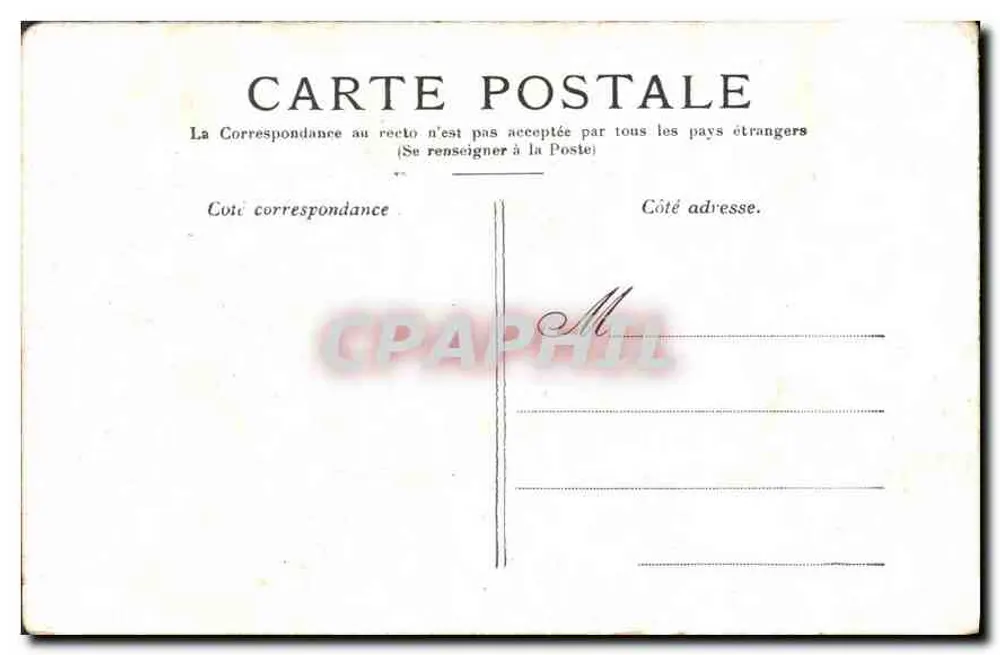 Paris — A Praça do Palácio-Royal — editor não identificado, n° de série 20 - Verso