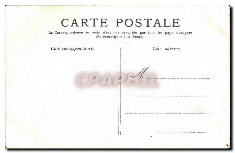 Paris — O Ponte Alexandre III — editor não identificado - Verso