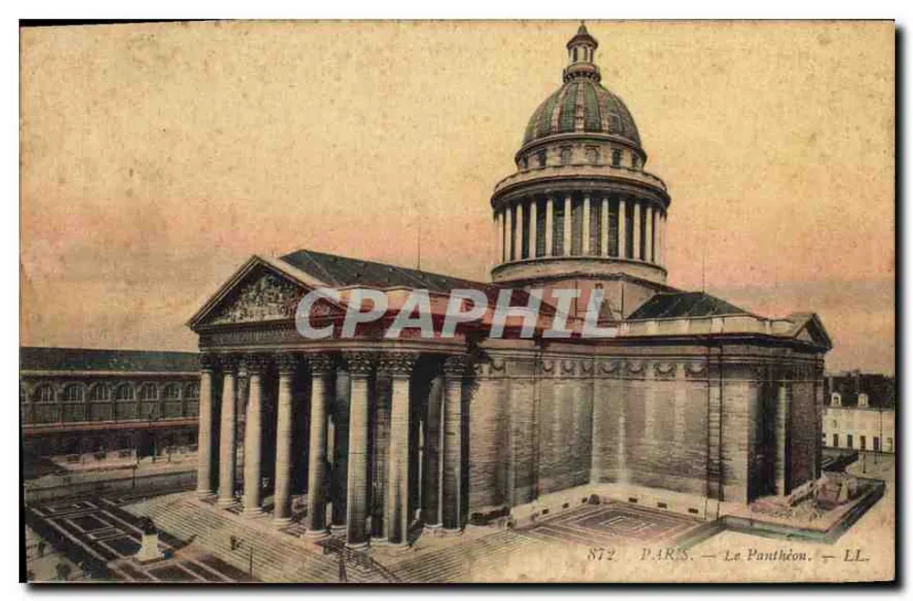 Paris — O Panteão — LL, n° 872 - Frente