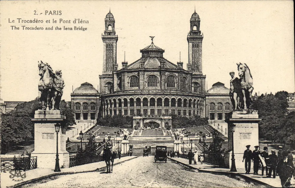 Paris - Le Trocadéro und der Pont d'Iéna — SAA Paris, Nr. 2 - Vorderseite