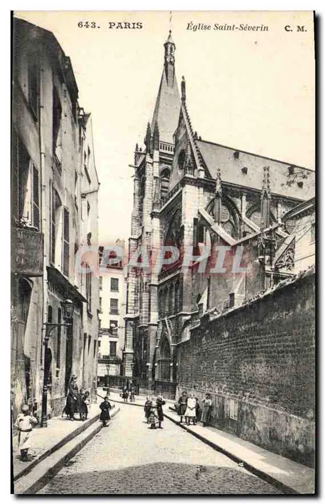 Paryż — Kościół Świętego Seweryna — C. M. n° 643 - Awers
