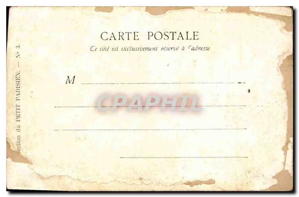 Paris — O Monumento de Étienne Dolet — edição do Petit Parisien, n°3 - Verso