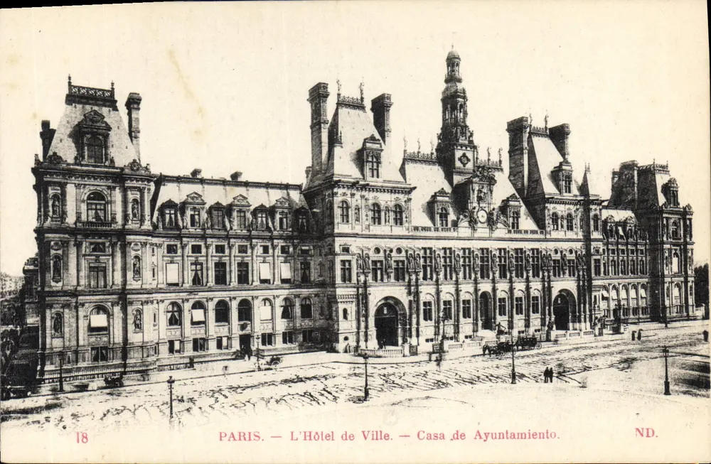 Paris — Rathaus — Ayuntamiento — ND. — Nr. 18 - Vorderseite