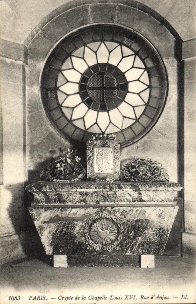Krypta der Kapelle Louis XVI — Rue d'Anjou — Verlag EL, Nr. 1083 - Vorderseite