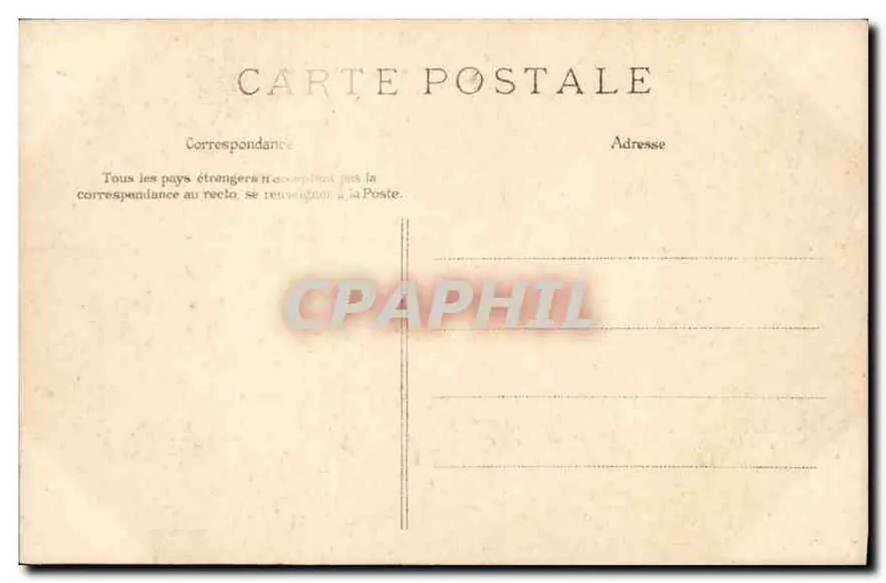 Paris — Die Expiationskapelle von Louis XVI — Rue d'Anjou E. L. D. n°773 - Rückseite