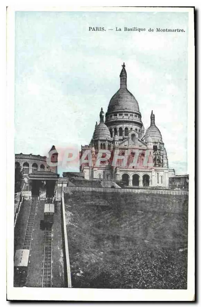 Paris — A Basílica de Montmartre — J.C. Paris - Frente