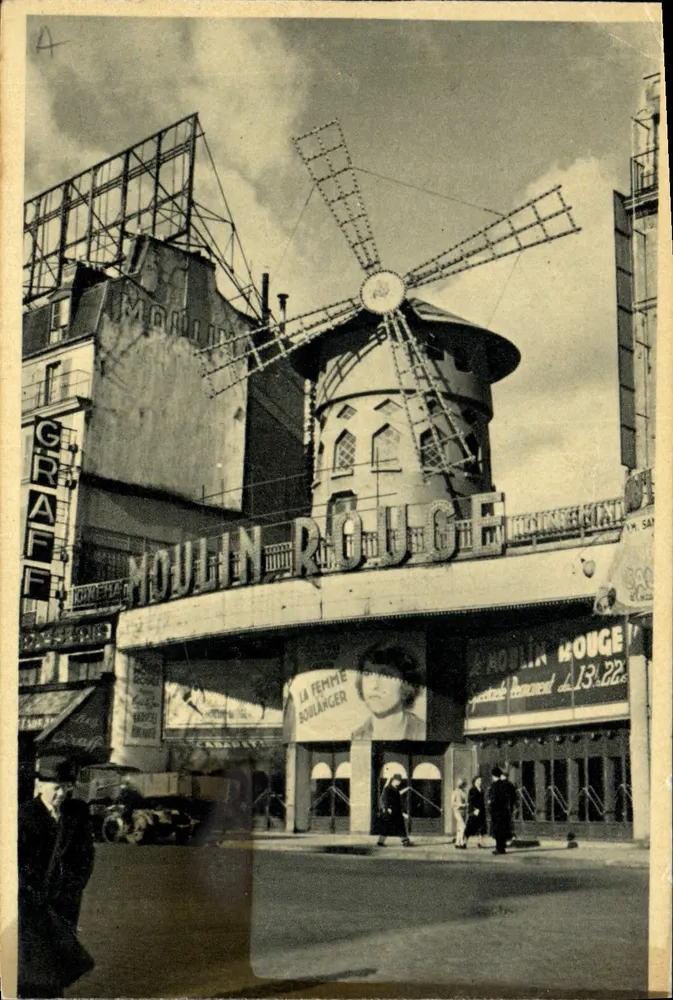 Le Moulin Rouge — Paris — Éditions Mazarine, n°41 - Frente