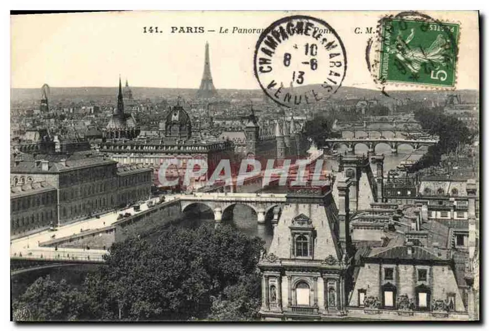 PARIS — O Panorama — editor Champagné e Marais, n°141 - Frente