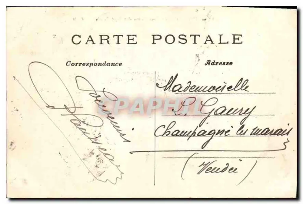 PARIS — O Panorama — editor Champagné e Marais, n°141 - Verso