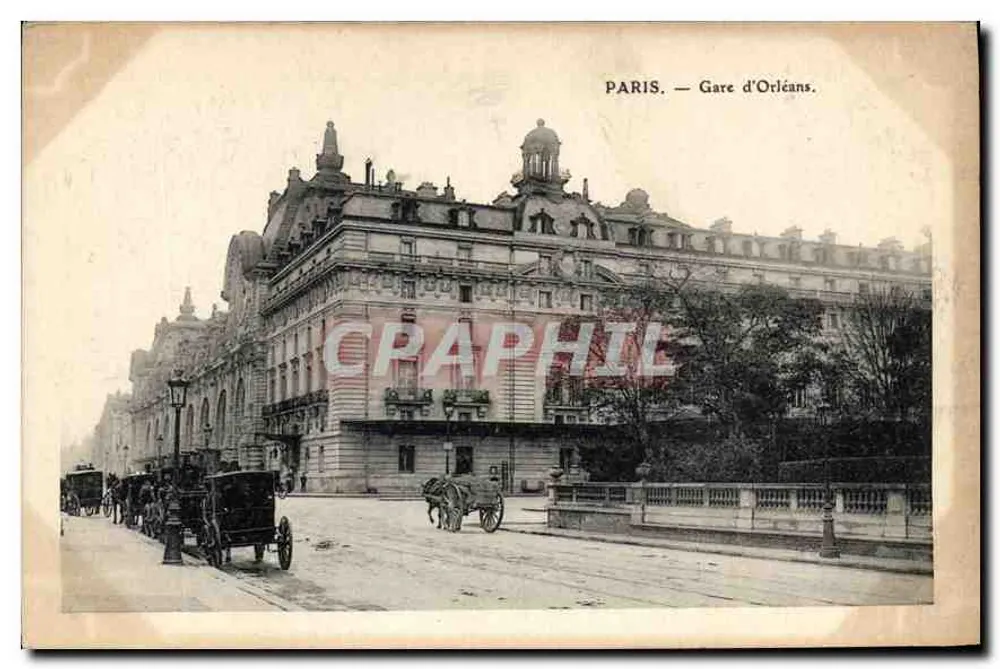 Paris — Estação de Orleães — Editor não visível - Frente