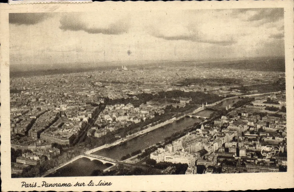 Paris - Panorama sobre a Seine — Photolux, n°1001 - Frente