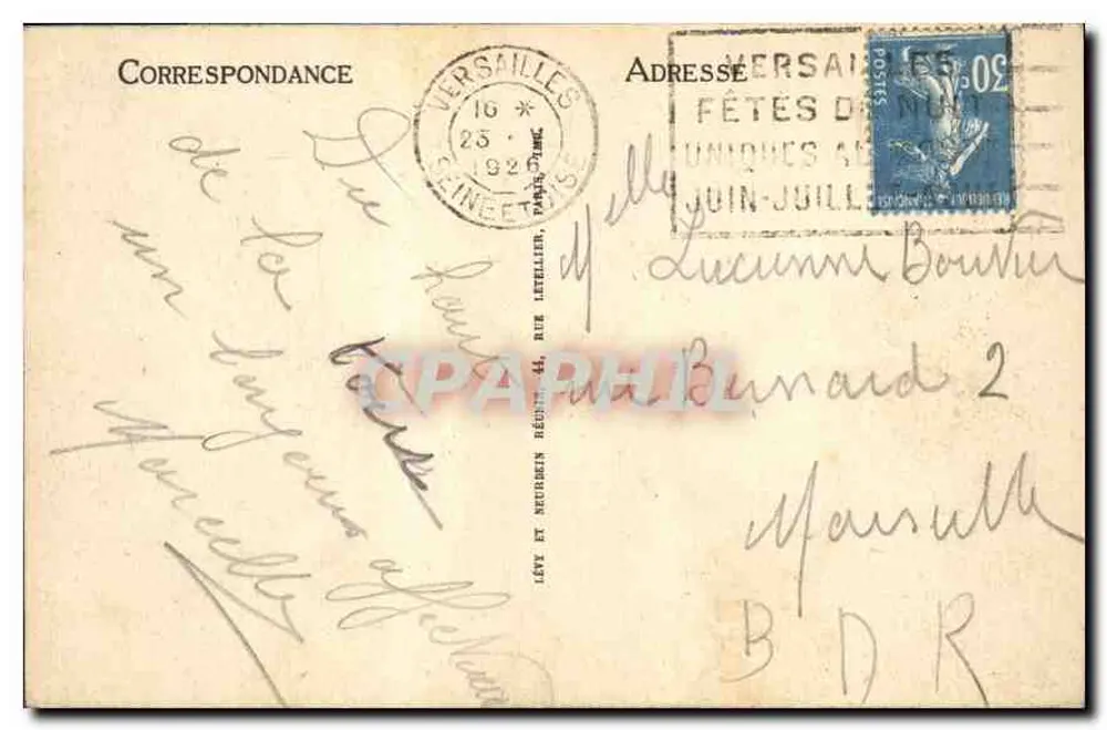 Paris — Torre Eiffel — LL. — 777 - Verso