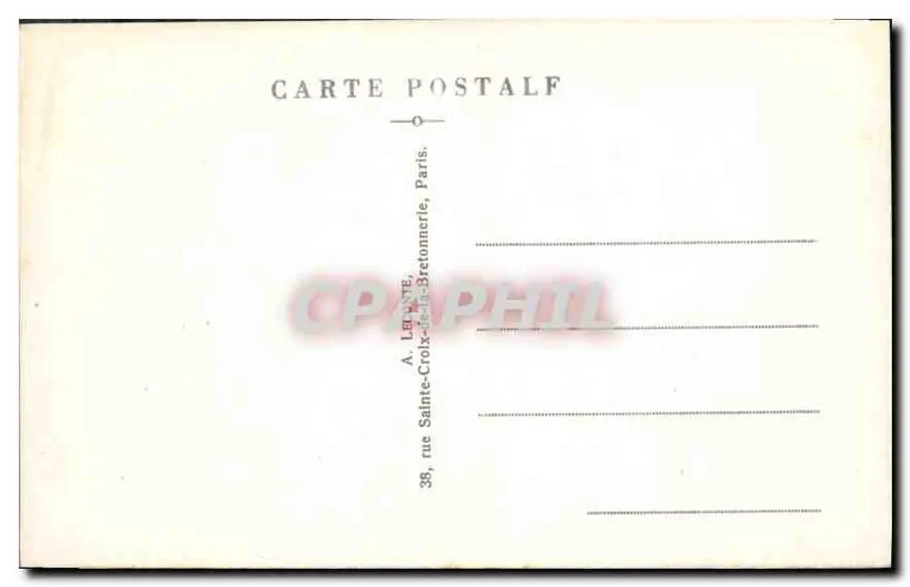 Paris - Conjunto da Place de la République - Panorama da Praça da República - A.L. - Verso