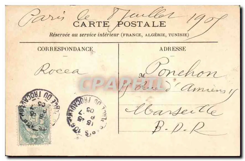 Capela do Bazar da Caridade — Paris — editor desconhecido, n° 89 - Verso