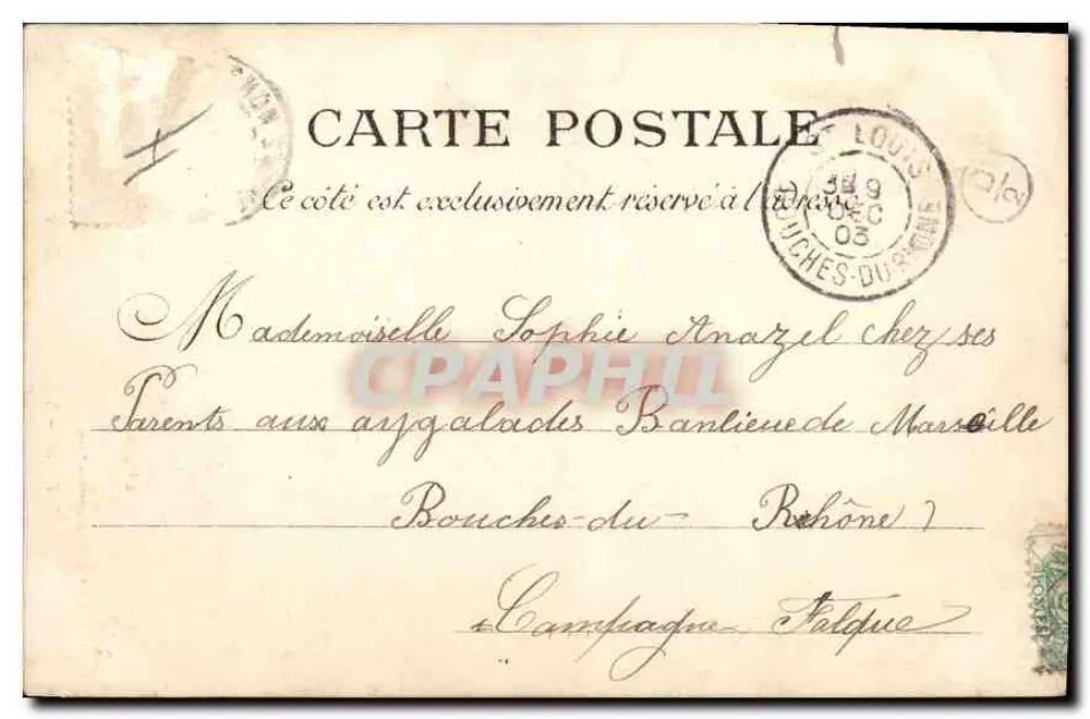 Paris — A Igreja do Sagrado Coração — L. J. & Cie, Angeoultême-Paris - Verso