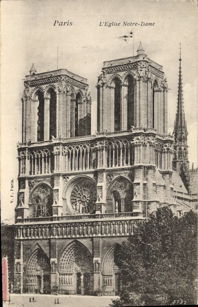 Paris — A Igreja de Nossa Senhora — V.F. Paris, n° 5797 - Frente