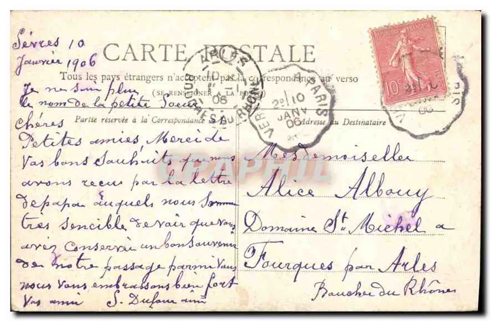 Monumento de Gambetta — Paris — Coleção Petit Journal - Verso