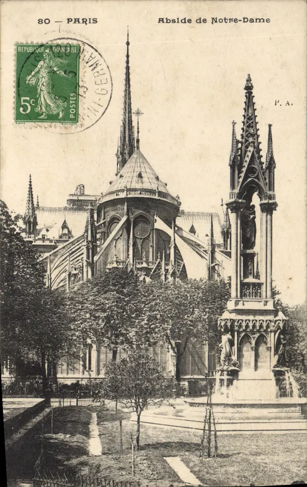 Abside de Notre-Dame — Paris — P.A. (editor) - Frente