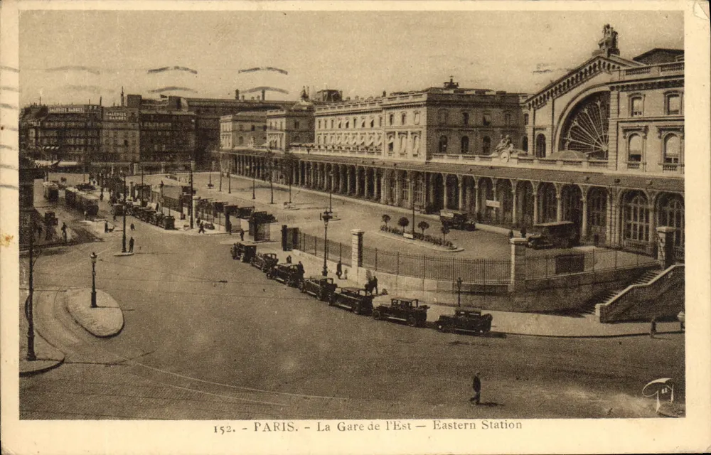 Paris - A Estação da Leste — Eastern Station — n° 152 - Frente