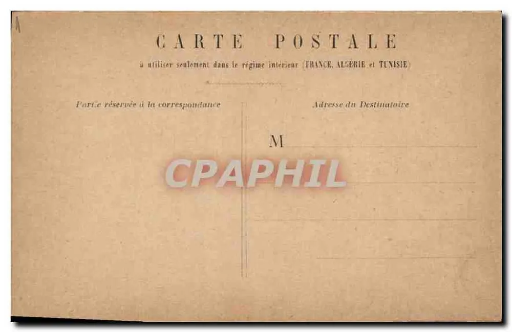 PARIS - Theater der Comédie Française — unbekannter Verlag, Seriennummer nicht sichtbar - Rückseite