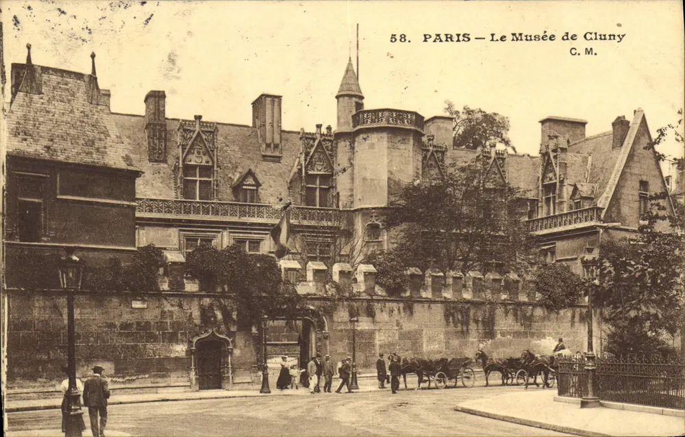 Paris — O Museu de Cluny — C.M. n°58 - Frente