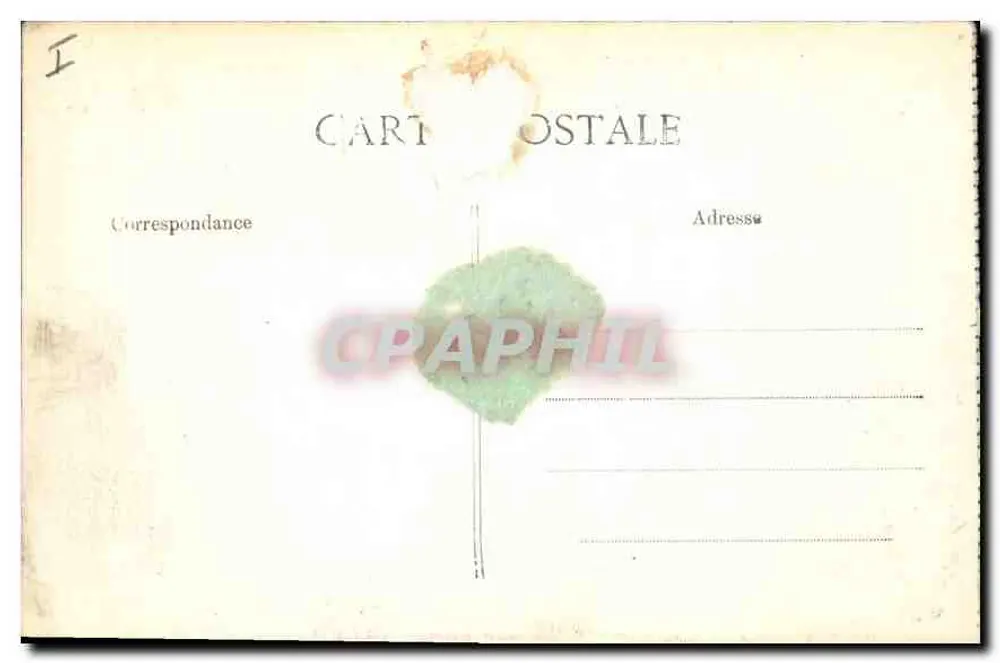 A Conciergerie — Vista Geral da Conciergerie — Editor Carta Postal - Verso