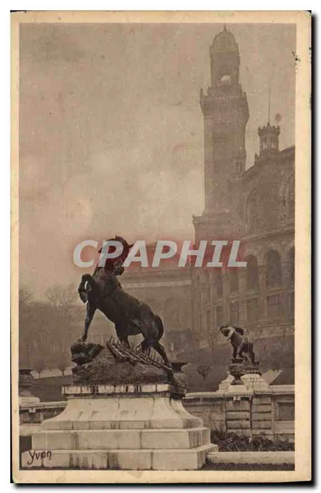 Paris — Jardins du Trocadéro — Édition de l'art YVON, série N°4, n°79 - Vorderseite